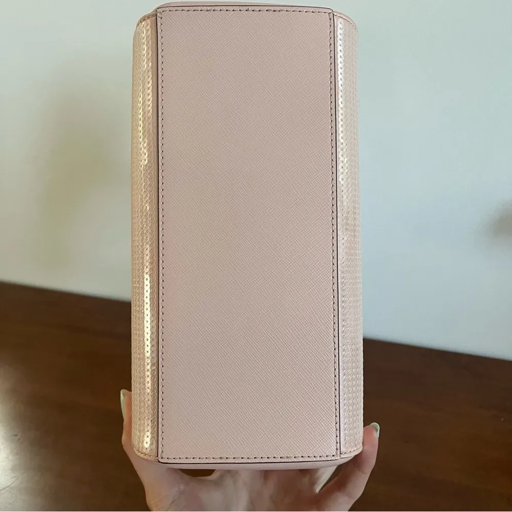 Kate Spade Madison Satin Sequin Small Dolly Duffle - Image 12