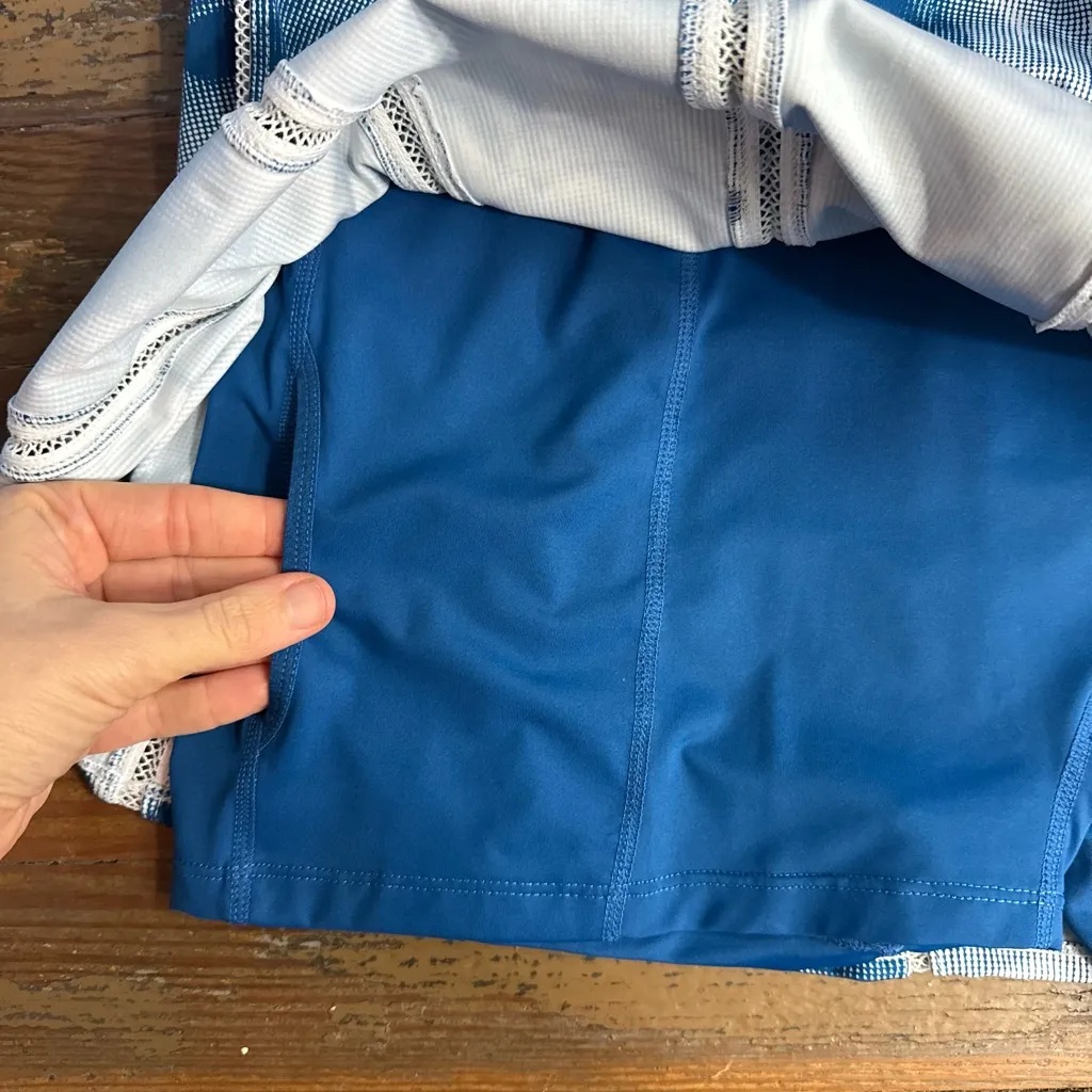 Tail Isadora Athletic Pleated Golf/Tennis Skort ~ Size XL 💚🍄 Blue - Image 4