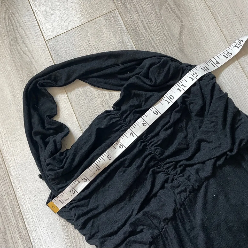 Free People Dress embrace midi womens Black (medium) vacation resortwear party - Image 3