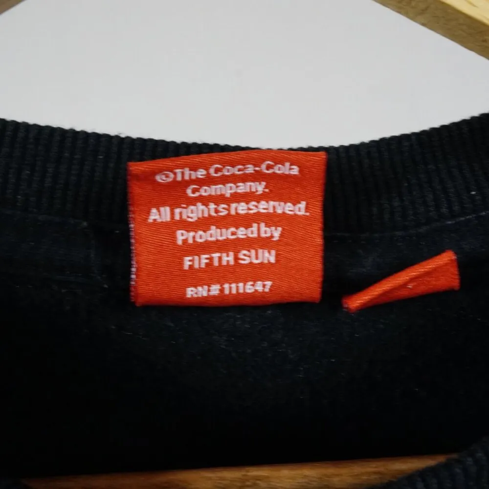 Coca Cola Sweatshirt Medium Junior Gray Long Sleeve Soft Sweatshirt - Image 4