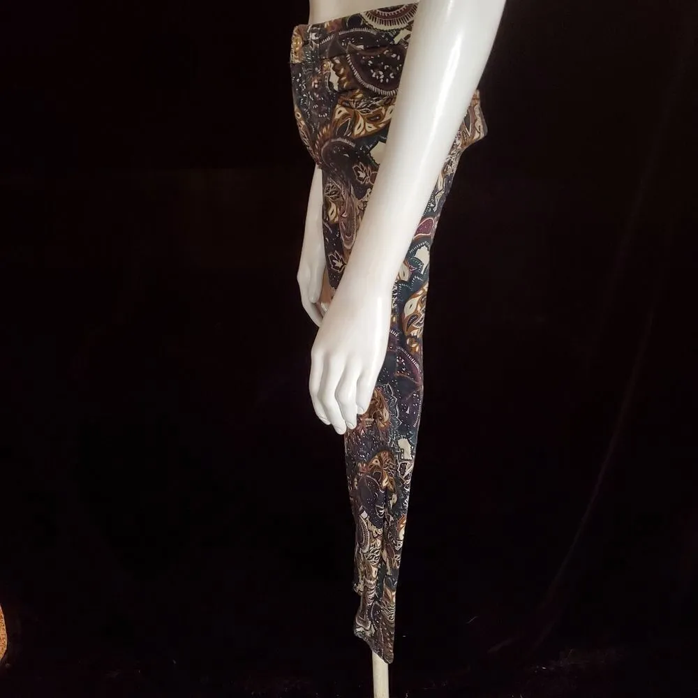 7 For All Mankind Ankle Skinny Paisley Jeans (24) - Image 4