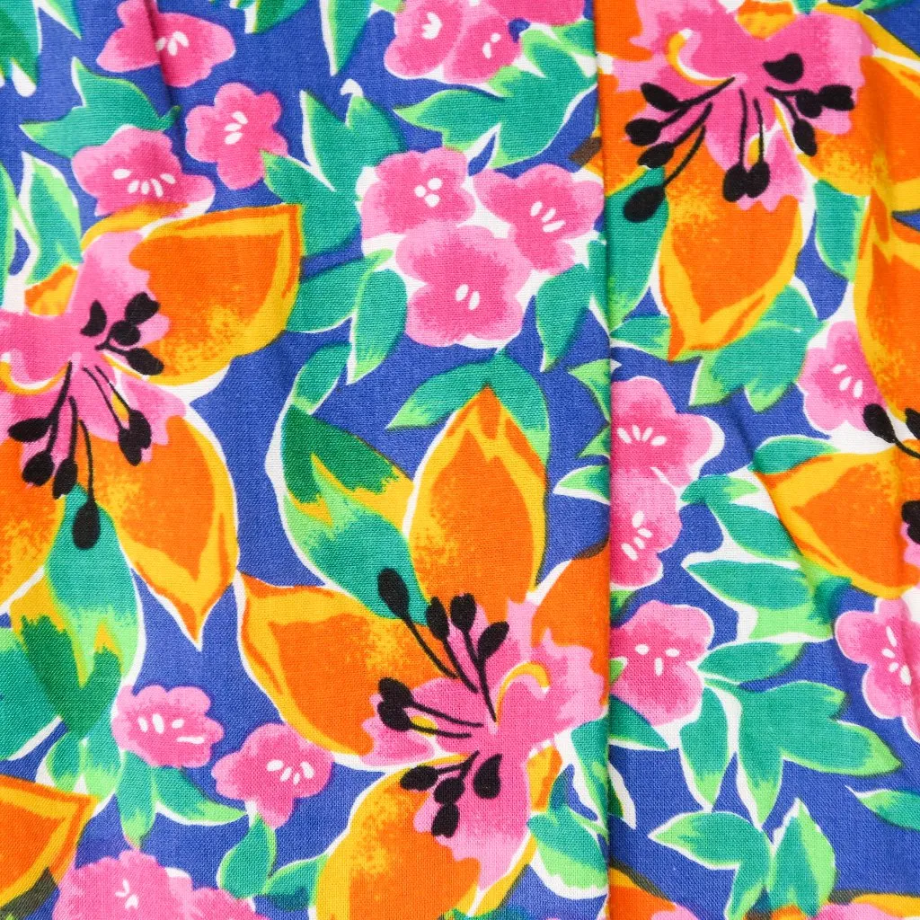 Vintage 90s Woolrich Royal Colorful Neon Floral Skirt - Image 7