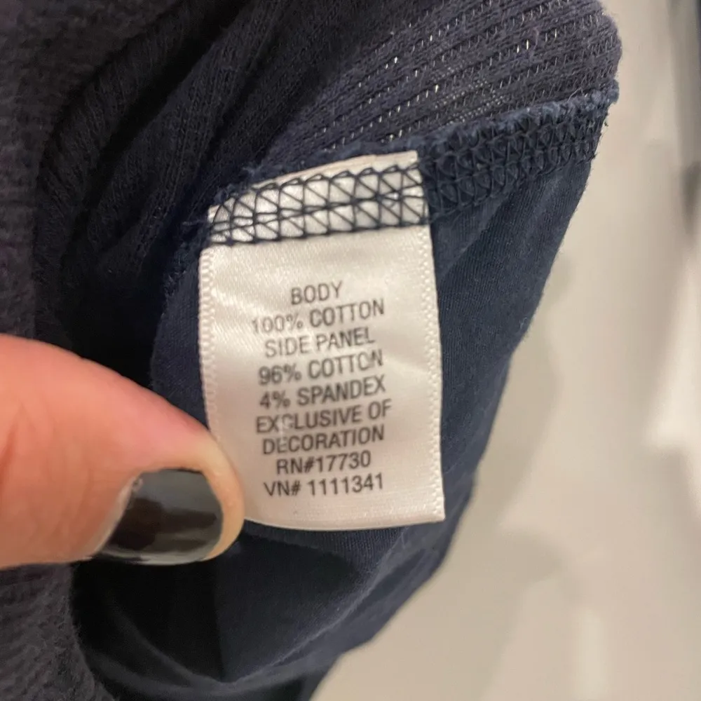 Converse Navy Blue Button Down Long Sleeve Shirt - Image 5