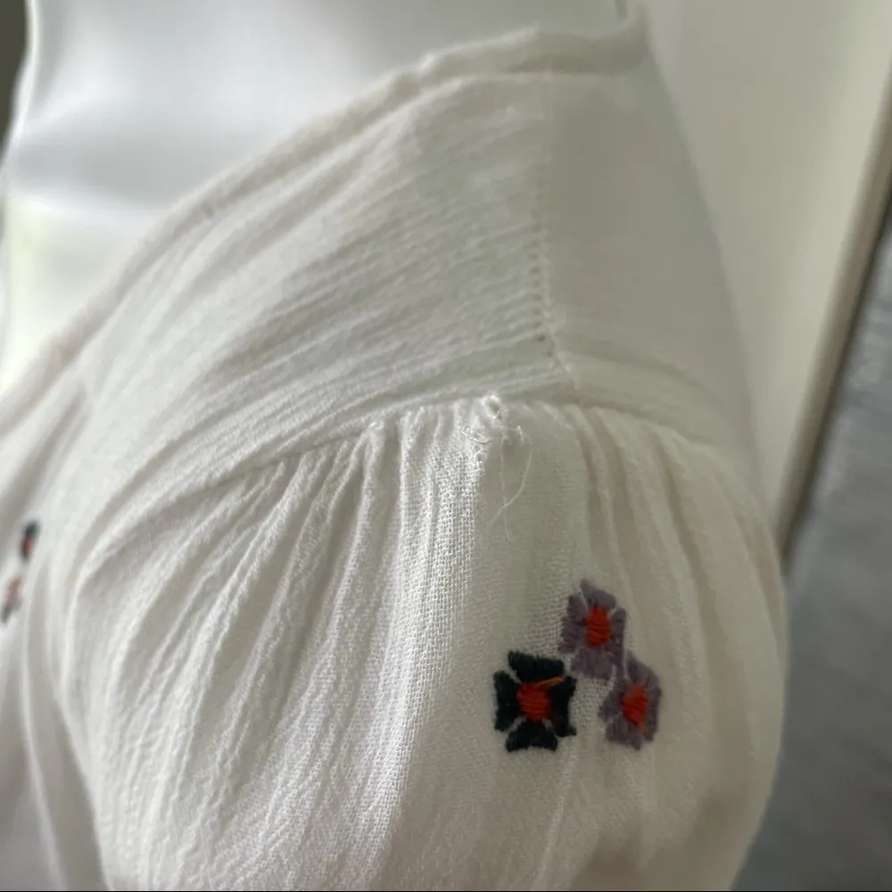 Free People Oxford Embroidered Mini Dress Size XS - Image 7