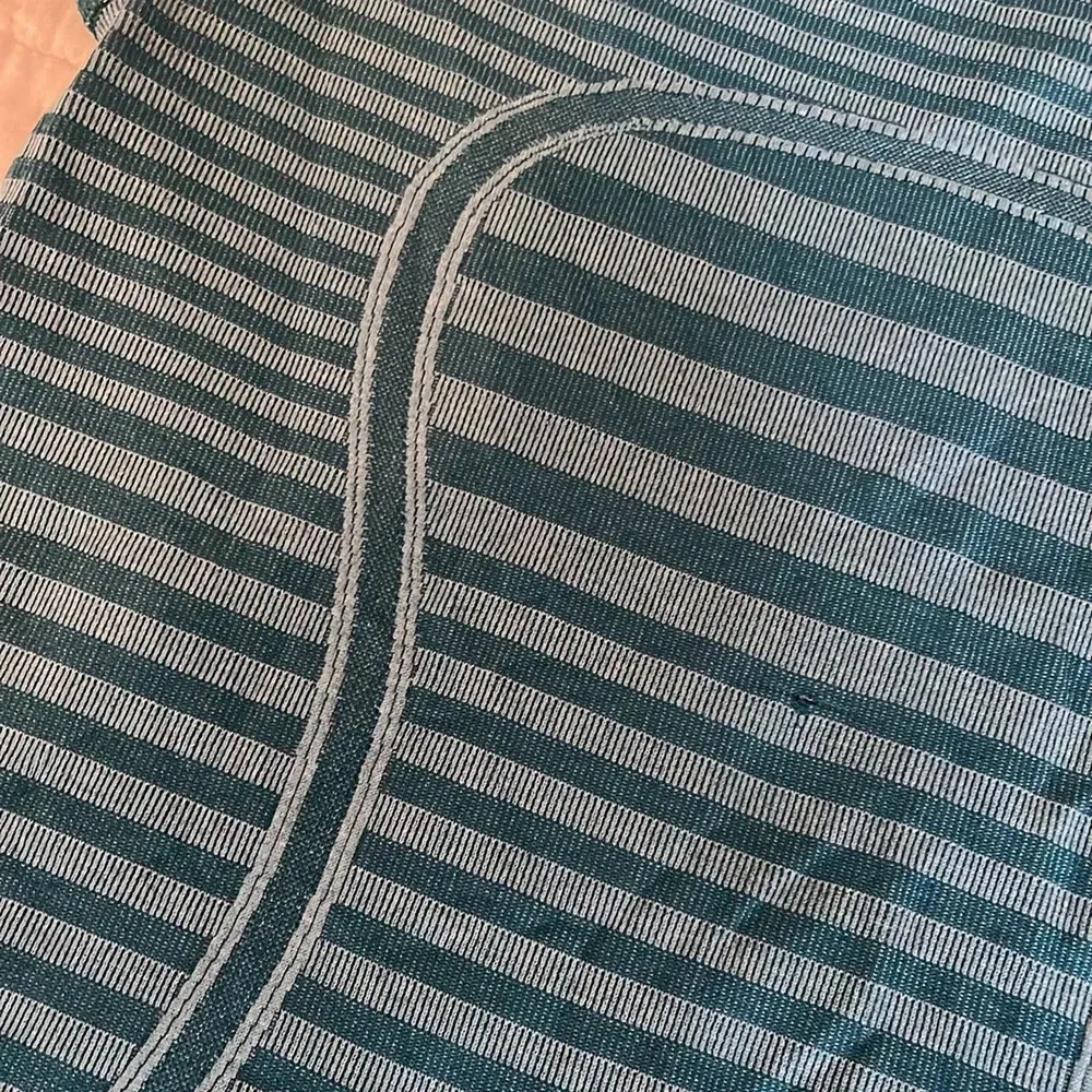 Lululemon swiftly tech striped blue short sleeve womens 4 - Image 3