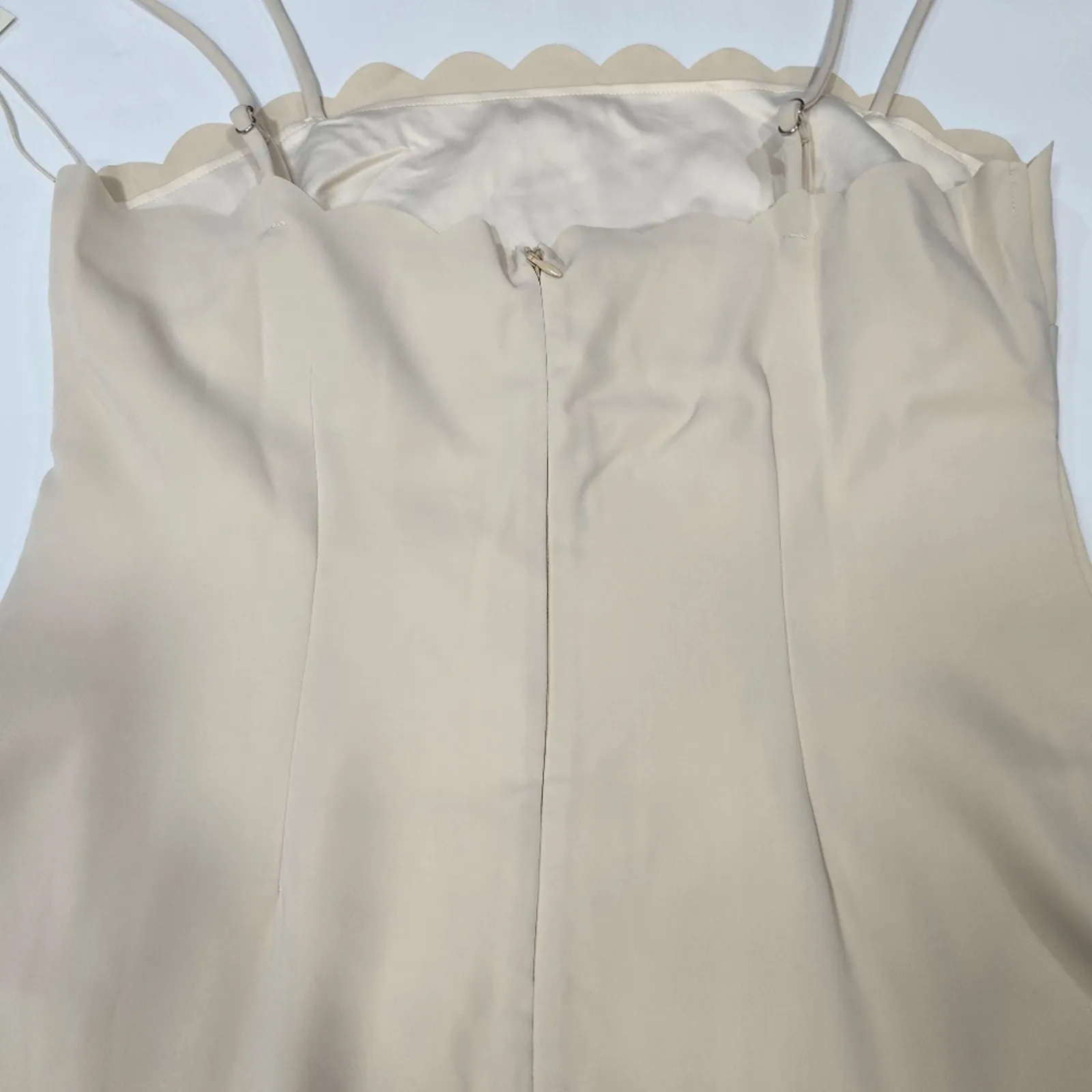 Tularosa Nora Mini Dress in Frosted Almond XL - Image 9