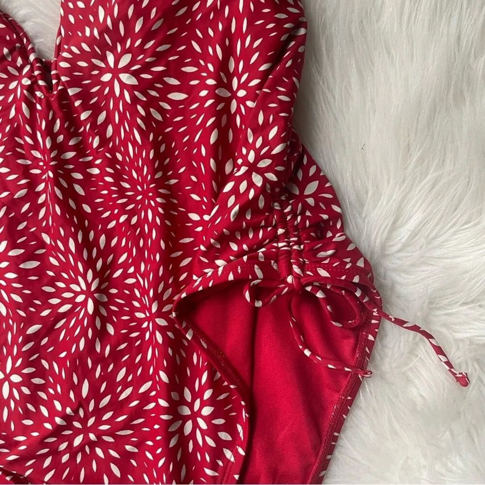 Red One Piece Swimsuit NWT Size XL - Image 2