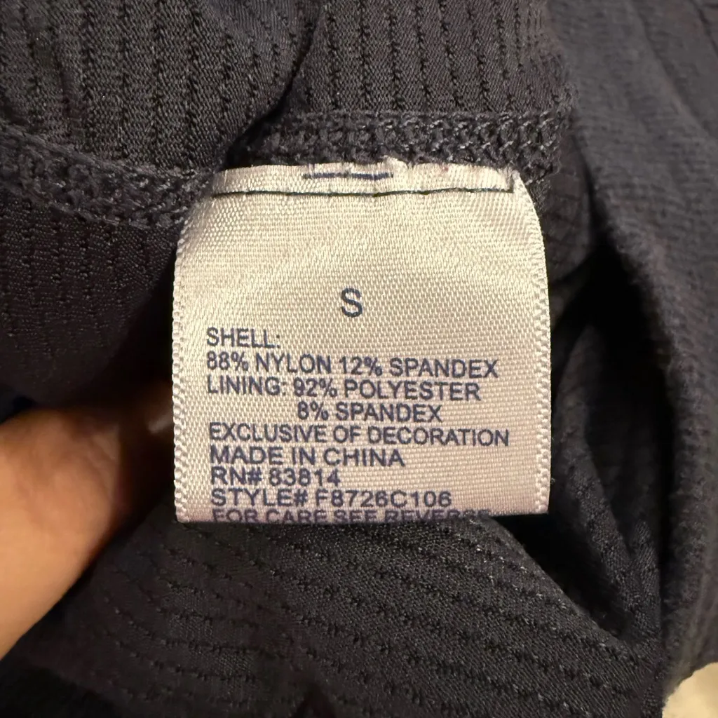 TE VERDE Womens Navy Blue Cargo Mini Skort Size Small - Image 6