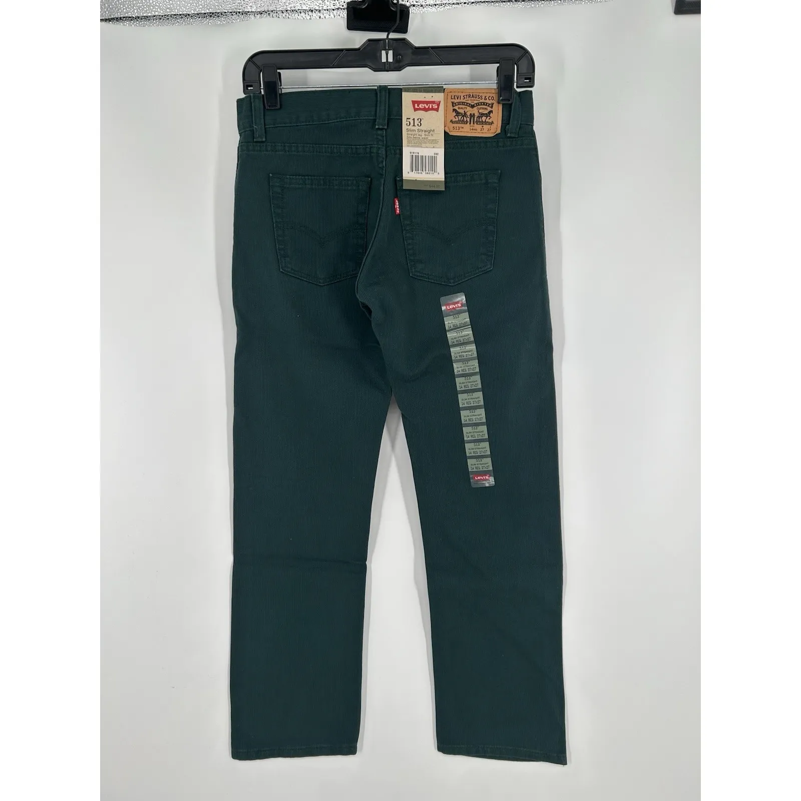 Levis 513 Slim Fit Straight Leg Low Rise Womens Corduroy‎ Pants Size 14 27x27 - Image 2