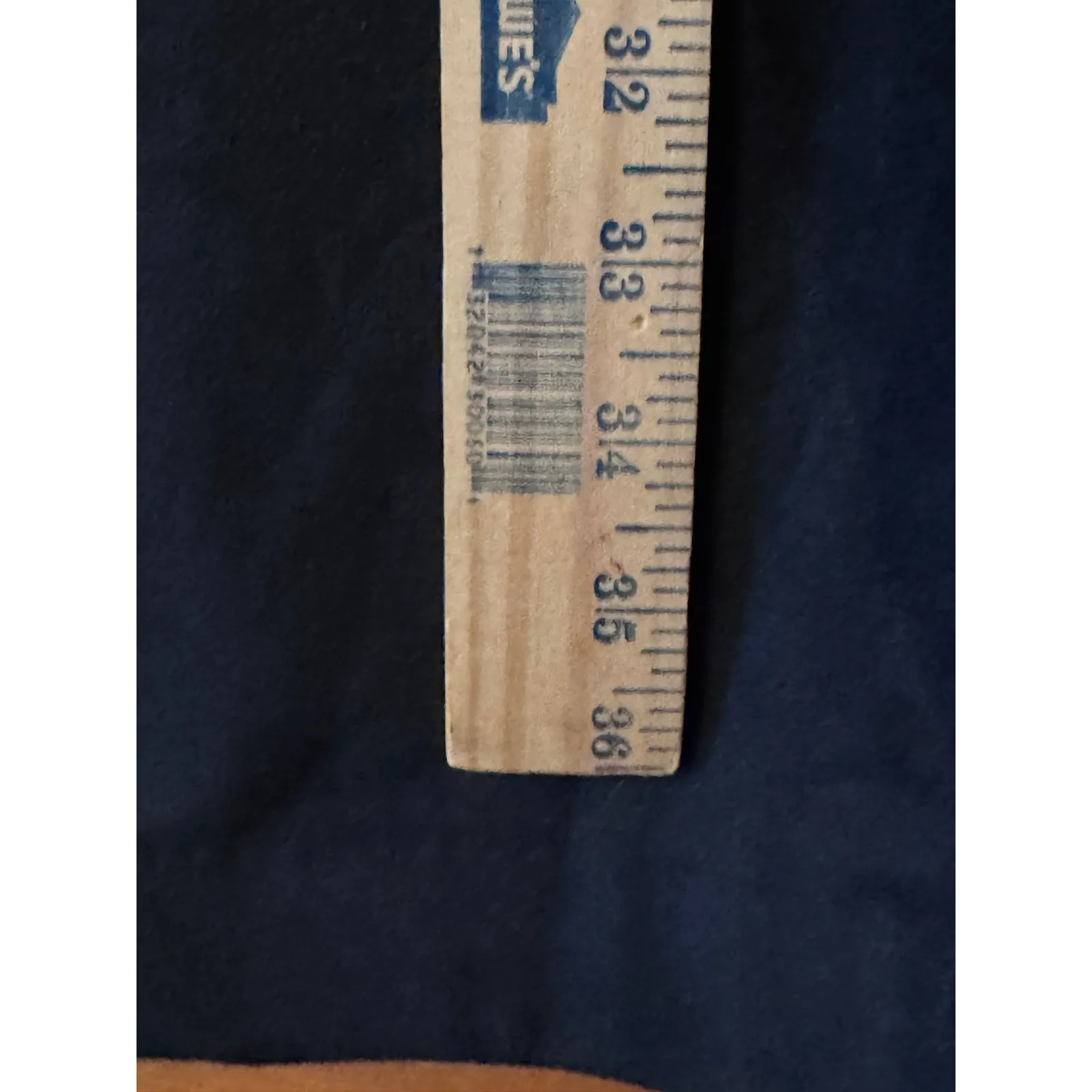 Chicos Sleeveless Dress Faux Suede Leather Chevron Geometric Black Tan Neutral - Image 7