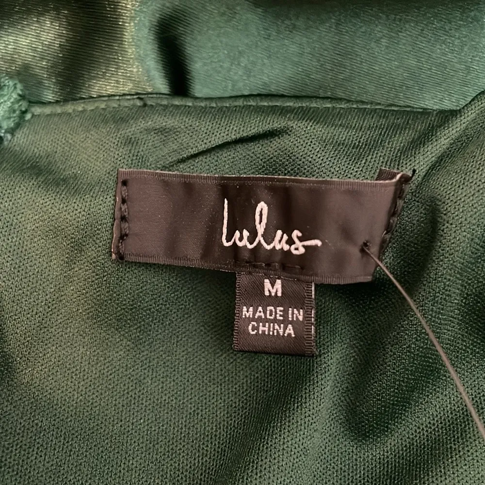 Lulus Inspire Romance Forest Green Satin Cowl Neck Maxi Dress - Image 7