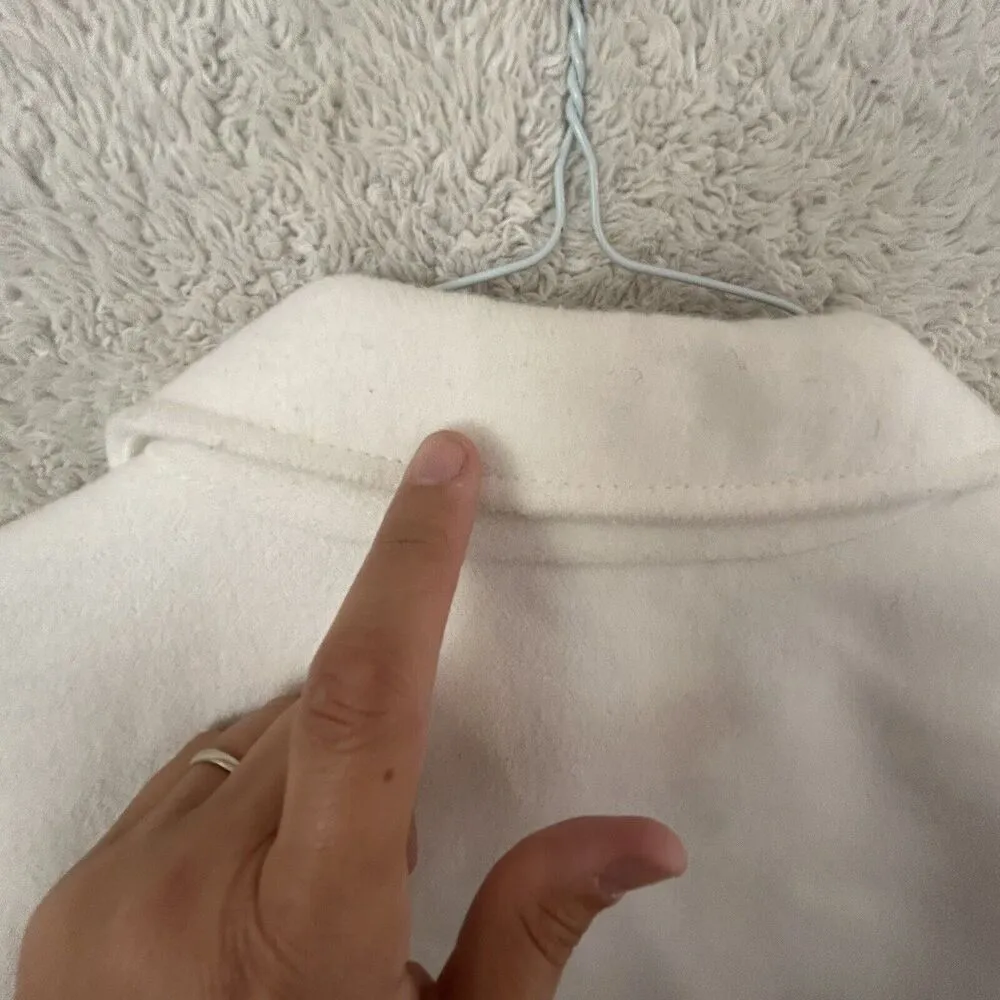 Chicos 3 XL 16 Jacket Blazer Felt White Pocket Career Classic - Image 13