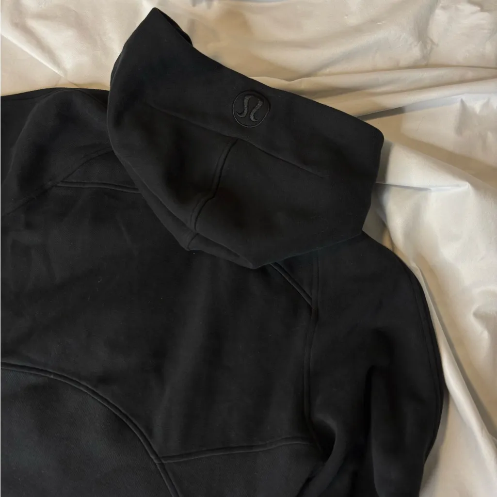 Lululemon Black Scuba Jacket College TCU Logo - Image 6