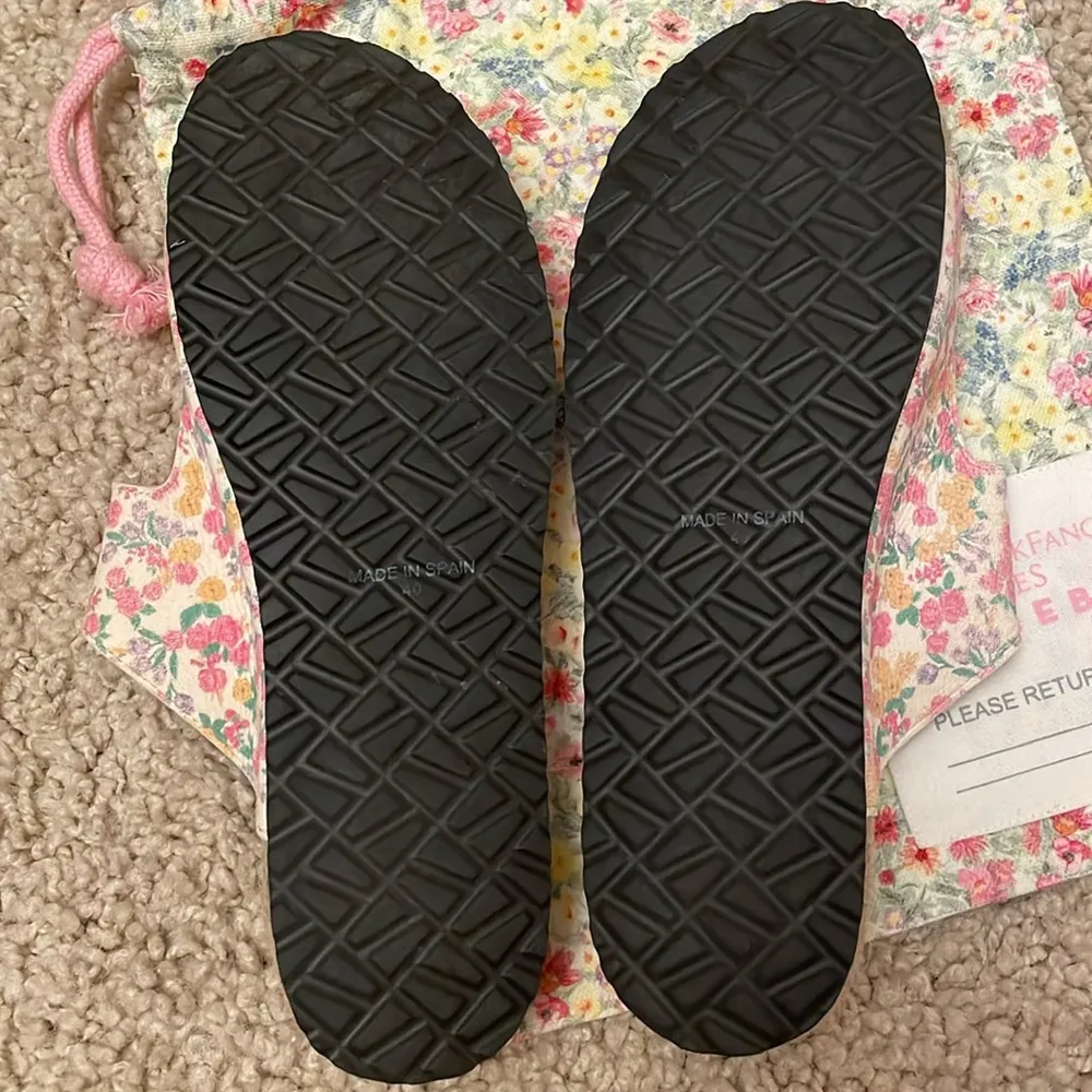 LoveShackFancy x Manebi Nordic suede braided sandals in fruit punch White Size 10 - Image 8