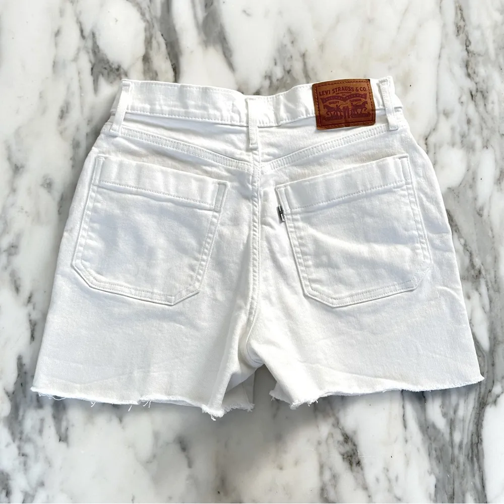 Levi’s Button Fly Mile High Cut Off Jean Shorts • Sz 26 - Image 6