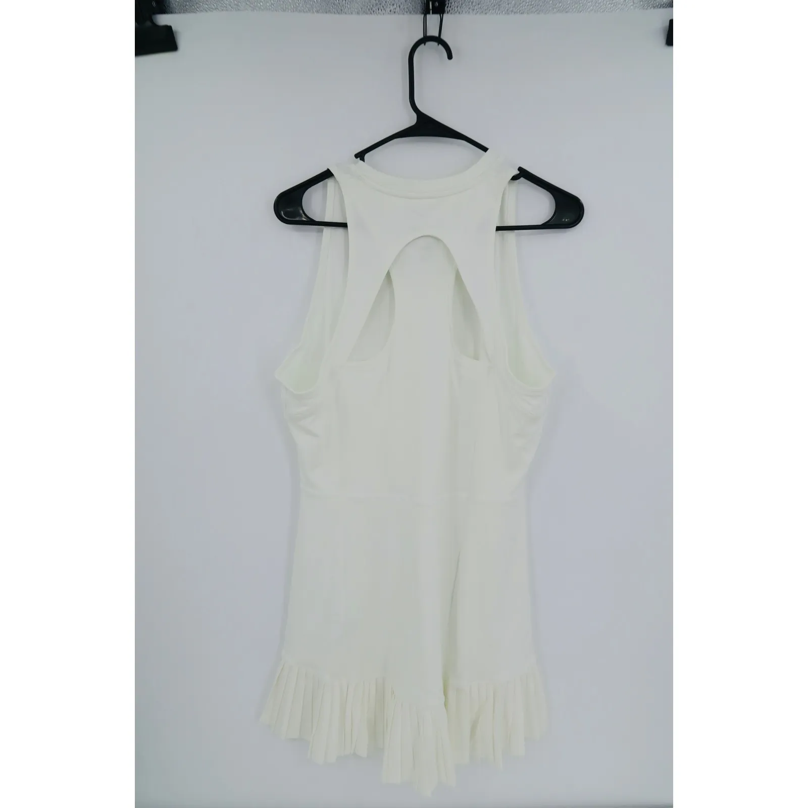 Nike Tennis Dress Womens XL White Dri Fit Pleated Skirt Tennis Outfit - Image 7