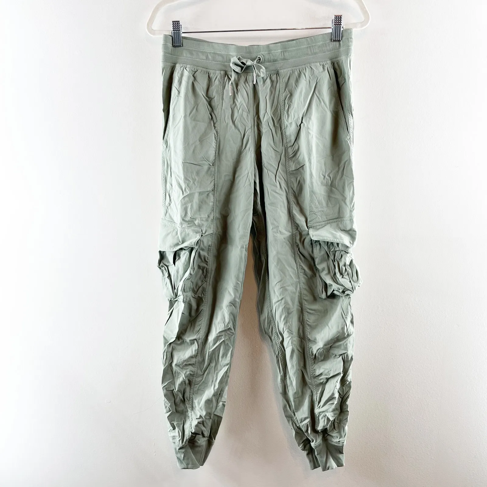 Lululemon Dance Studio Relaxed-Fit Mid-Rise Cargo Jogger Pants Green Medium - Image 2