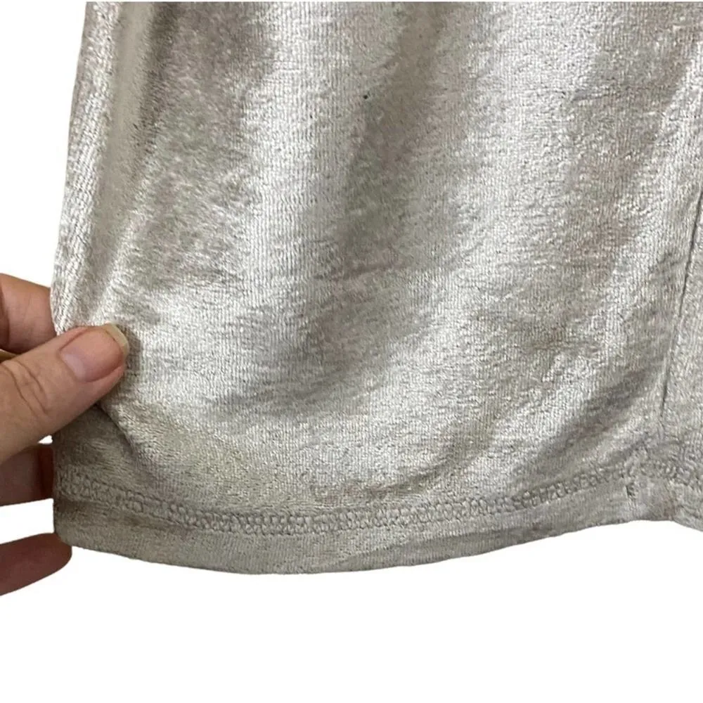 Vintage Y2K BCBG Velour Crop Wide Leg Jogger Sweat Pants - Image 5