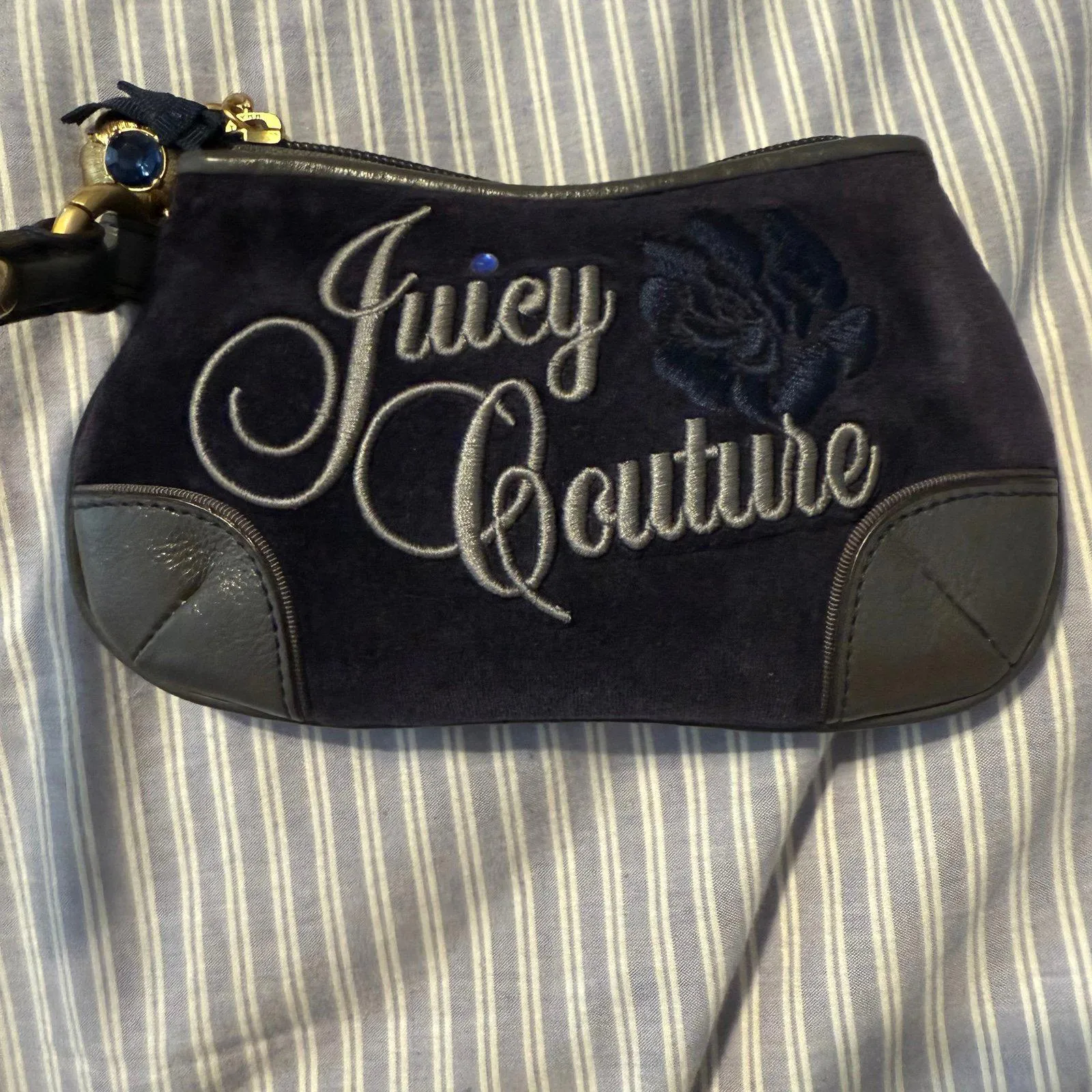 Juicy Couture Velour Wristlet Mini Purse - Image 2