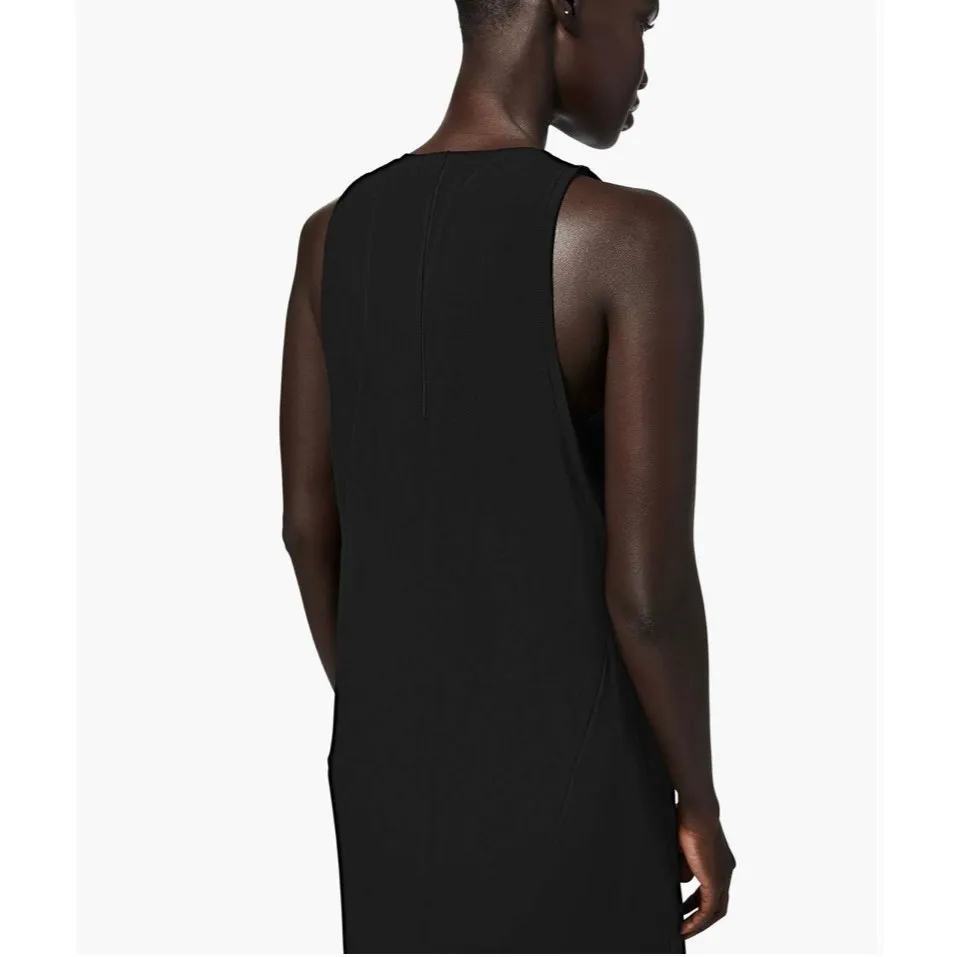 Lululemon The Lab Lahar Midi Dress Black Size Small Sleeveless Swift Zip Size M - Image 14