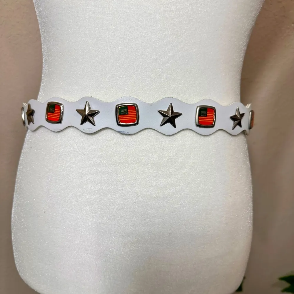 American Flag Belt New White - Image 7