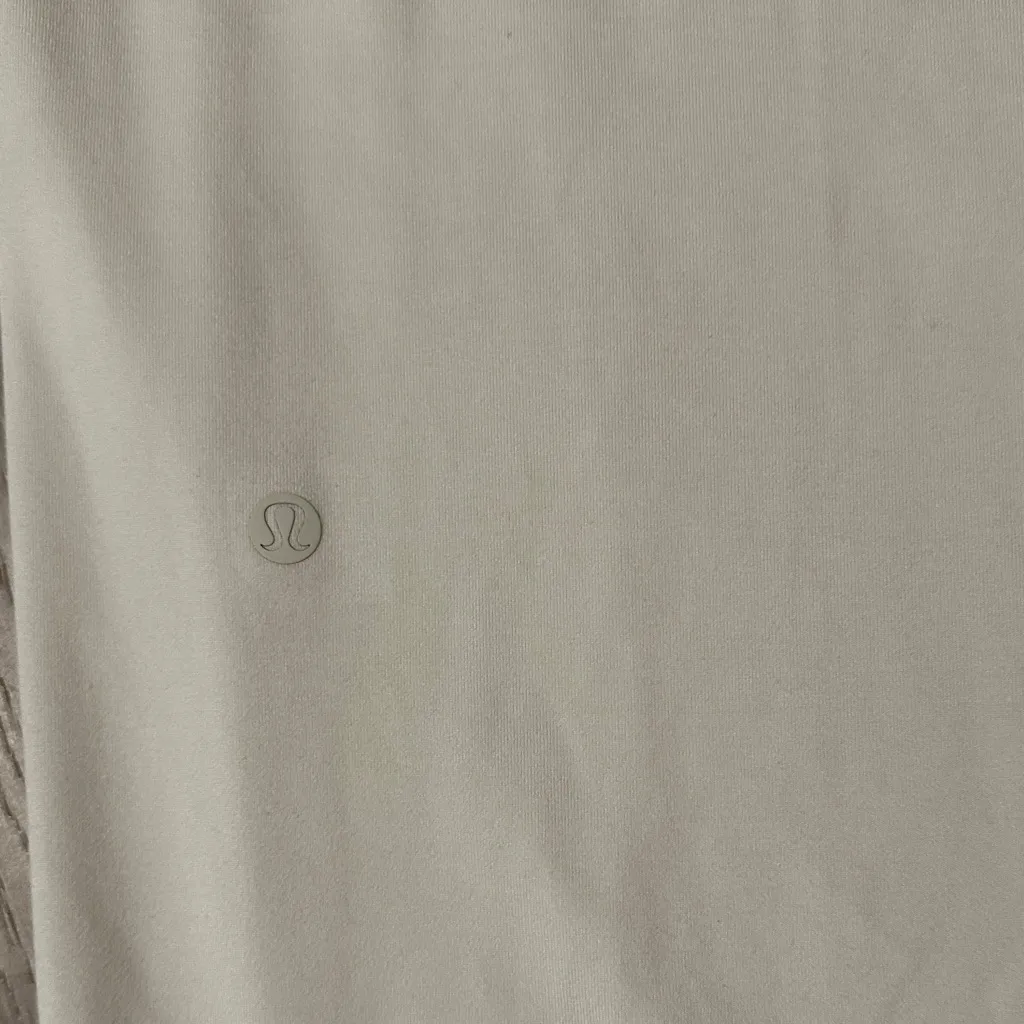 Lululemon 14 Women’s Soft Jersey Cream Straight Leg Mid Rise Casual Lounge Pants - Image 11