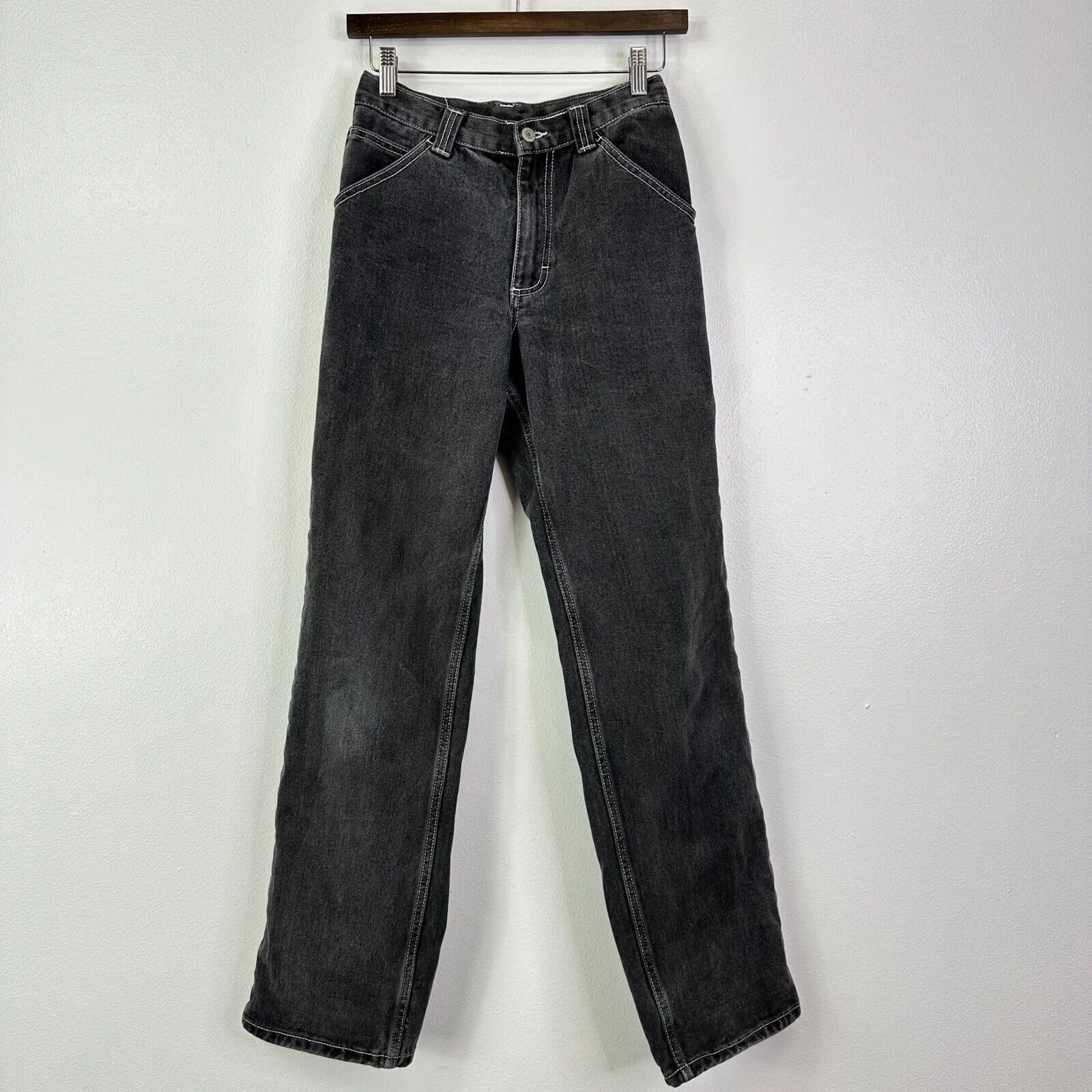 John Galt Black Crispina Carpenter Jeans Washed Black Size S‎ - Image 2