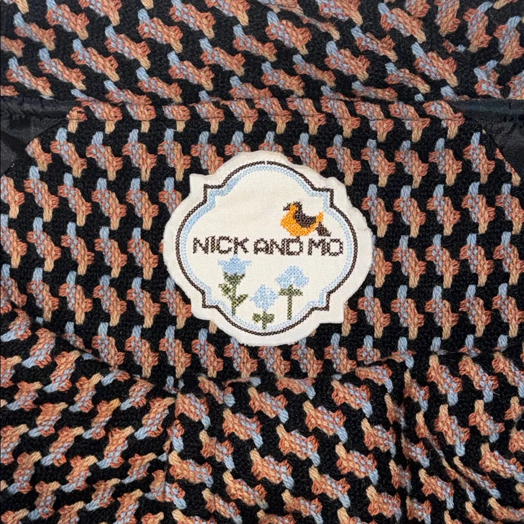 Anthropologie Nick & Mo Cropped Plaid Wool Blend Jacket Coat Women’s M Medium - Image 7