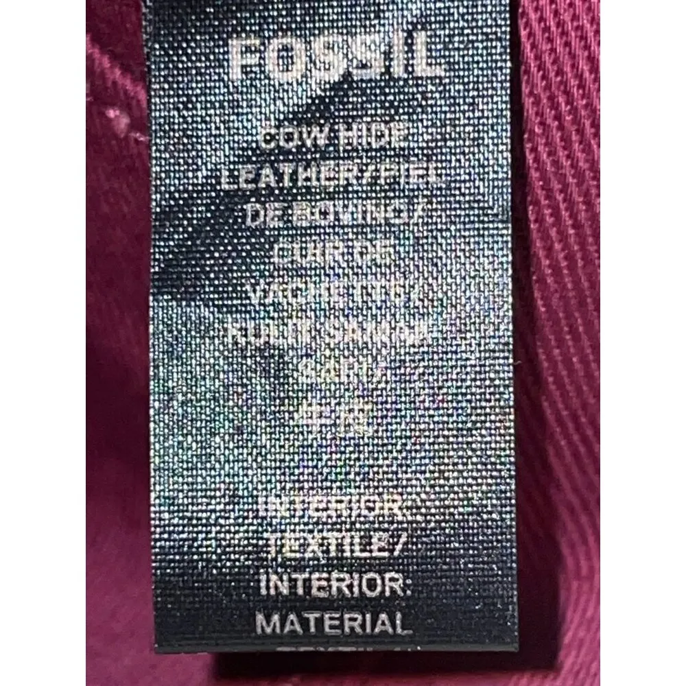 Fossil Wristlet Used Pink Leather Textured - Image 9