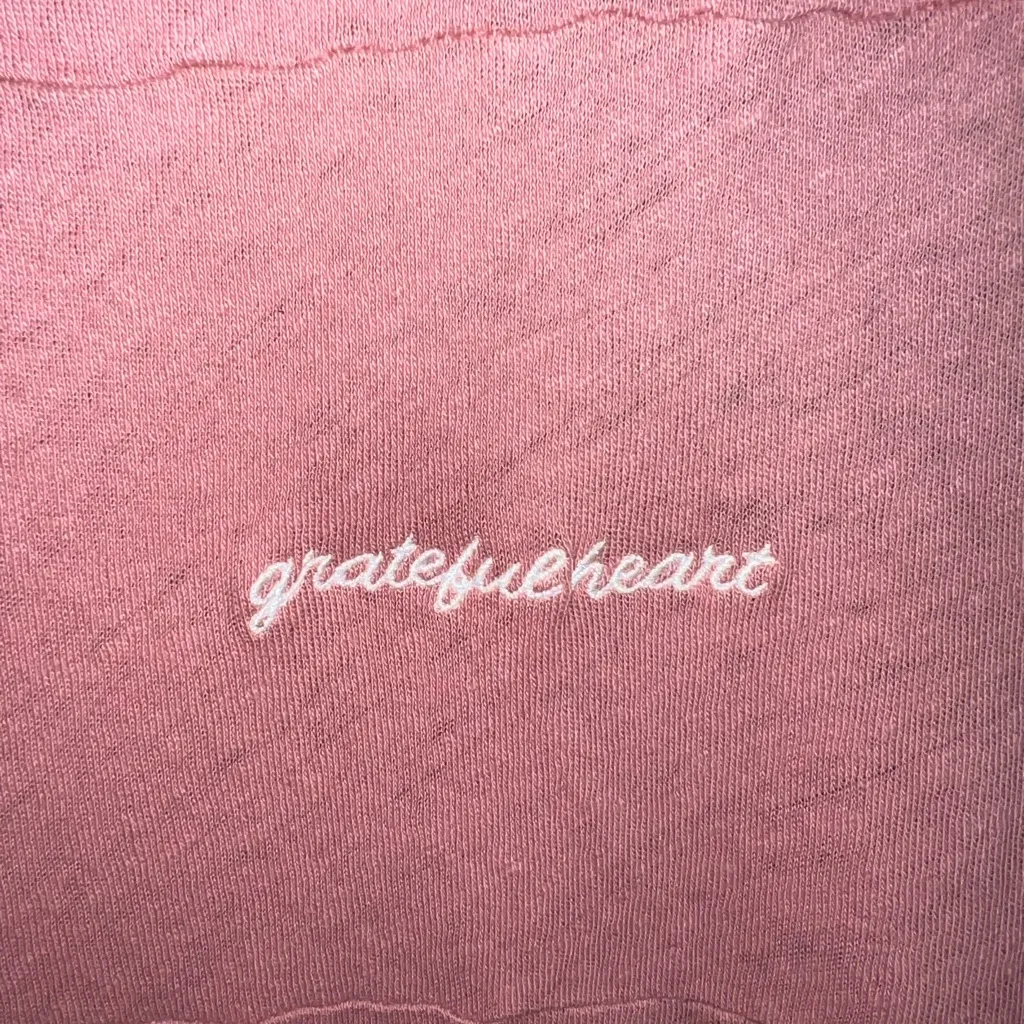 Good hYOUman Mauve Woman's Grateful Heart Tank top 100% Cotton - Image 2