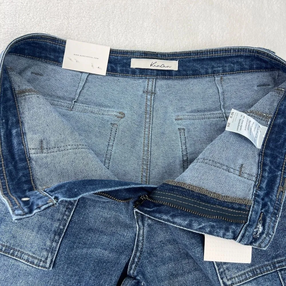 Kancan  Avery 2.0 Straight Leg Cargo Jeans‎ Women's (9/28) - Image 3