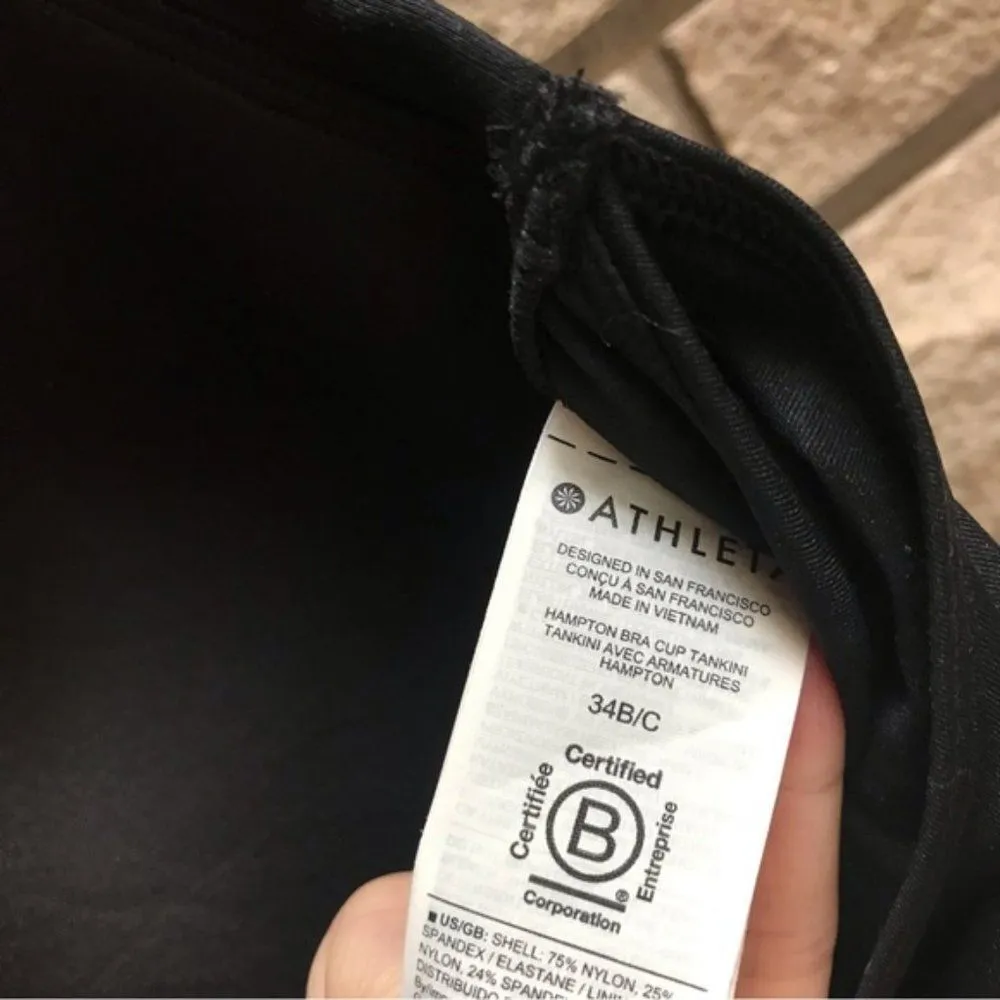 Athleta Hampton Bra Cup Tankini Top Swimsuit 34 B/C NWT - Image 6