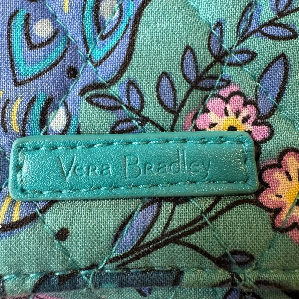 Vera Bradley RFID Accordion Wristlet Wallet, Peacock Garden - Image 3