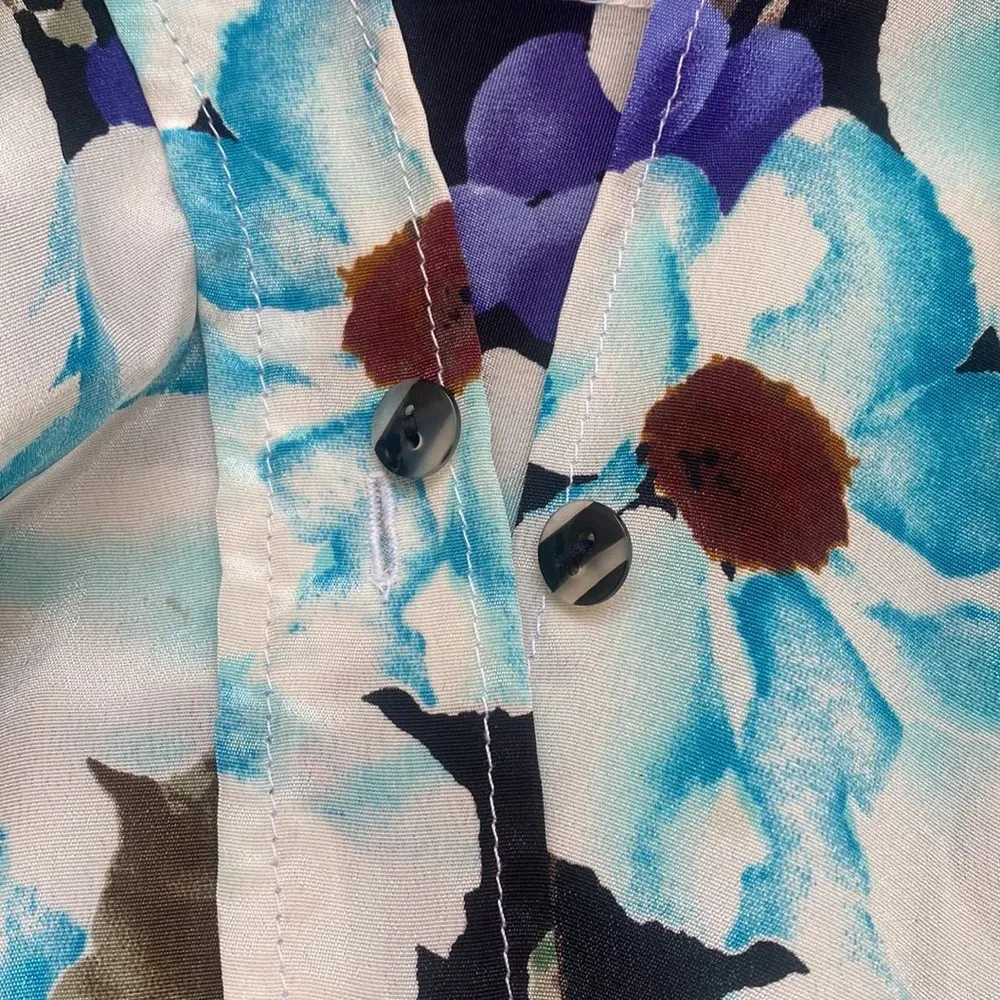 1980’s vintage handmade floral blouse - Image 9