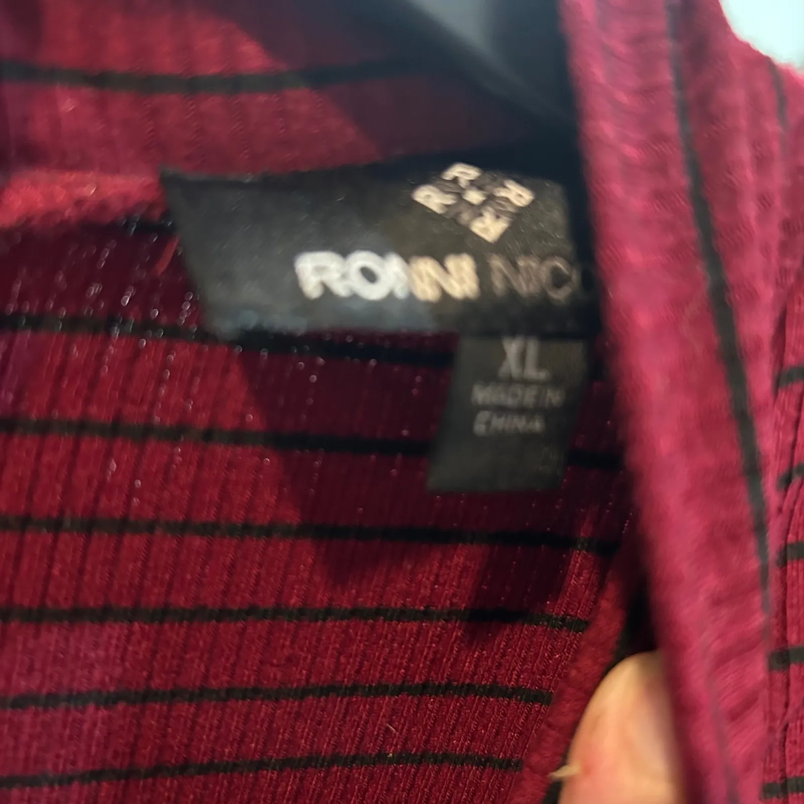 Ronni Nicole Striped Ribbed Mock Neck Casual Sweater‎ Dress Comfortable XL - Image 6