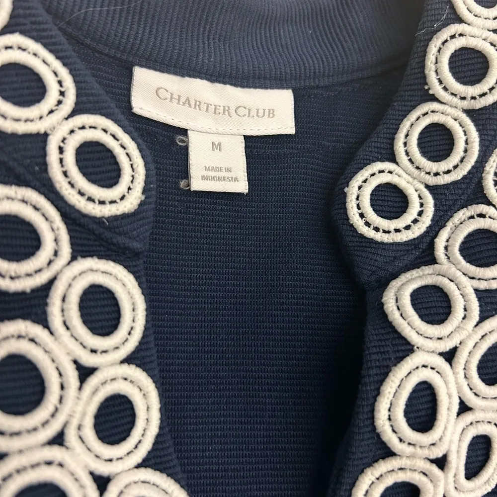 CHARTER CLUB medium Navy SleevelessDresssexy,professional,party or any occasion - Image 4