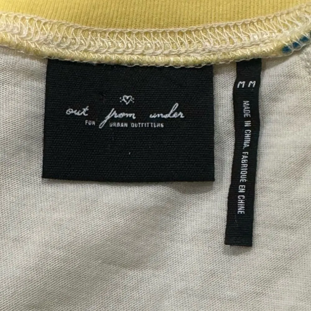 Urban Outfitters Out From Under White Cropped Tee Women’s Medium - Image 2