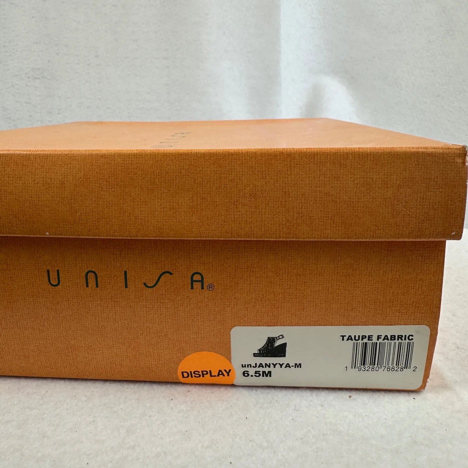 UNISA Espadrille Wedge Sandals Ankle Strap Peep Toe Taupe Beige‎ Women6.5M Shoes - Image 11