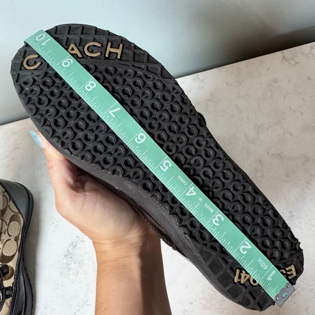 Women's Coach Peggey Winter Snow Boots Size 8 Signature Jacquard - Image 8