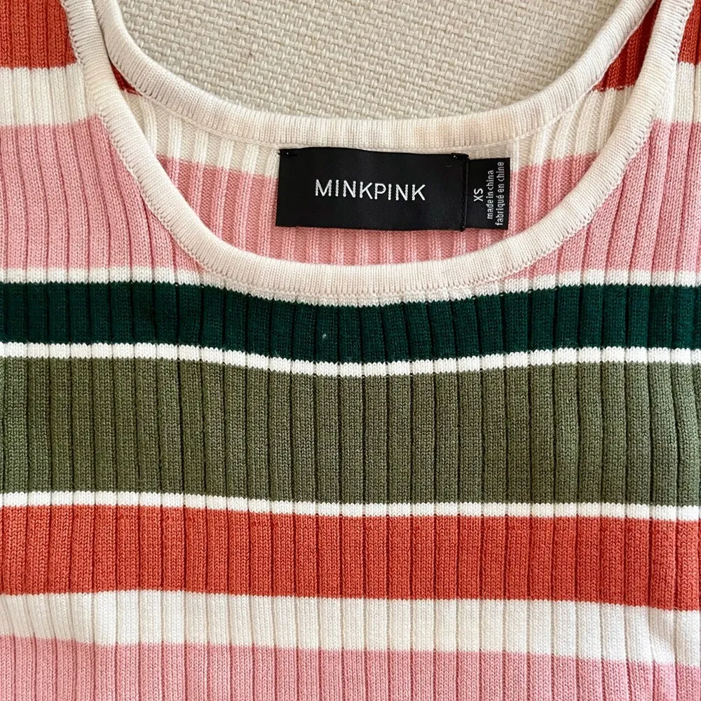 Princess Polly Stripe Crop Tank Top by MINKPINK - Image 6