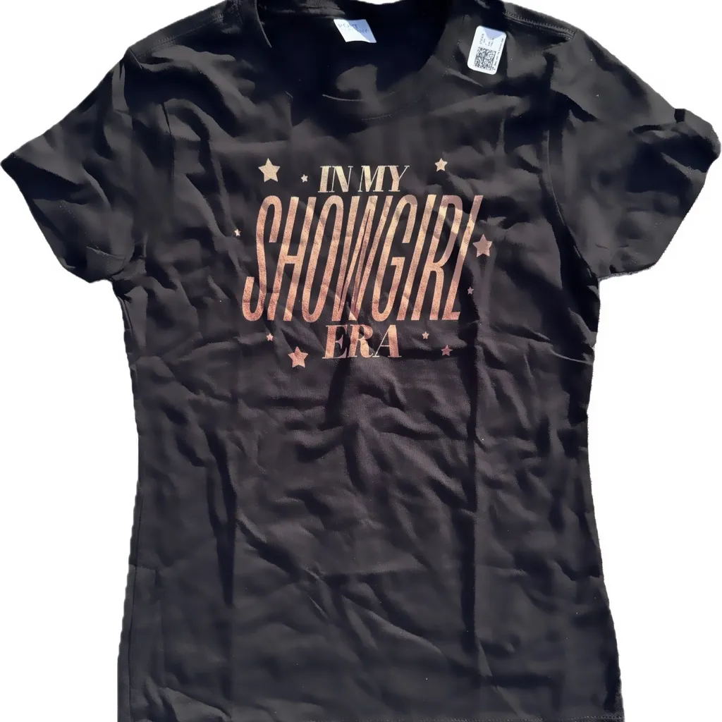 NWT “In My Showgirl Era” Graphic Tee Black XS‎ - Image 2