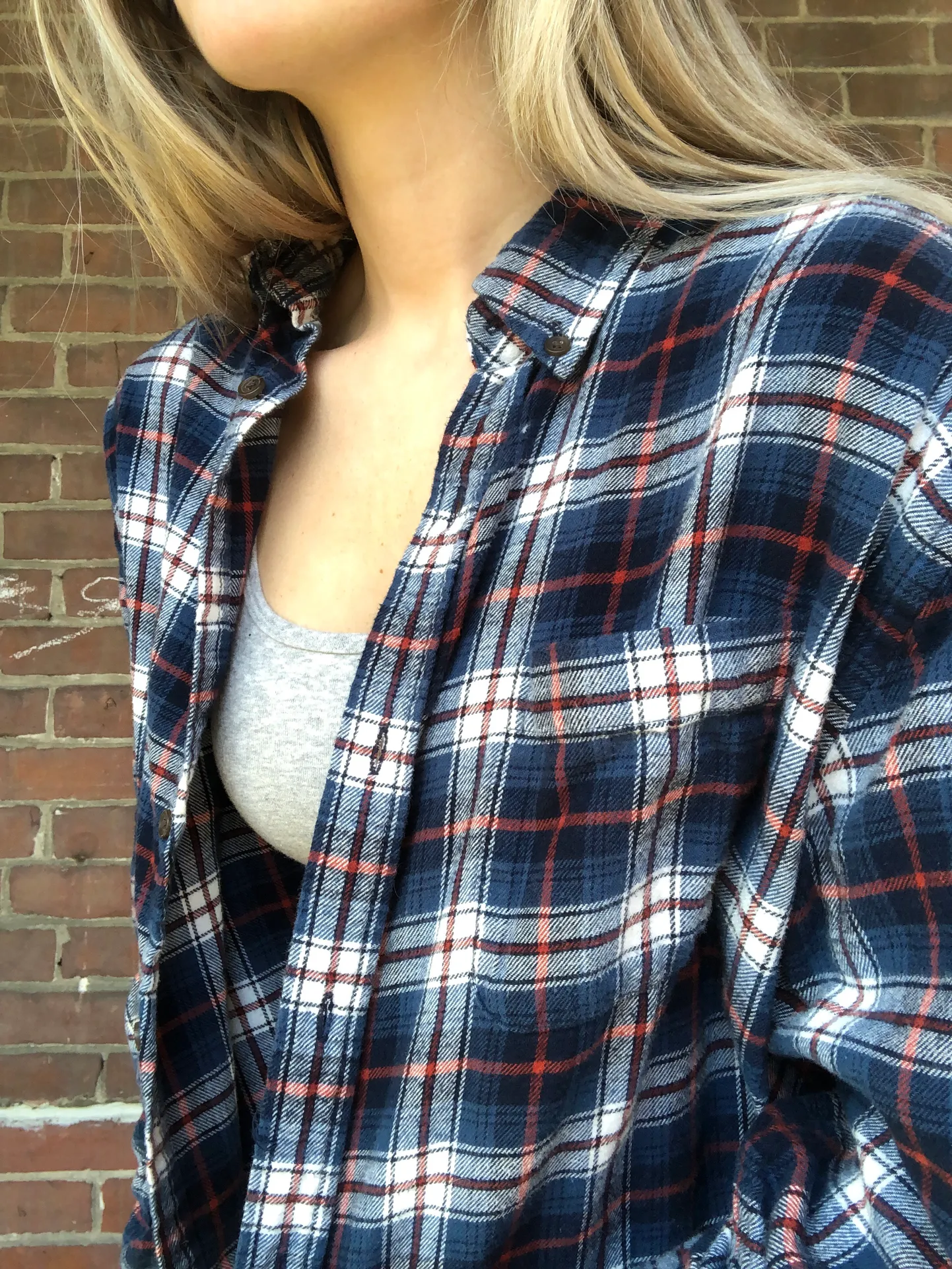 Croft & Barrow Vintage Oversized Flannel - Image 3