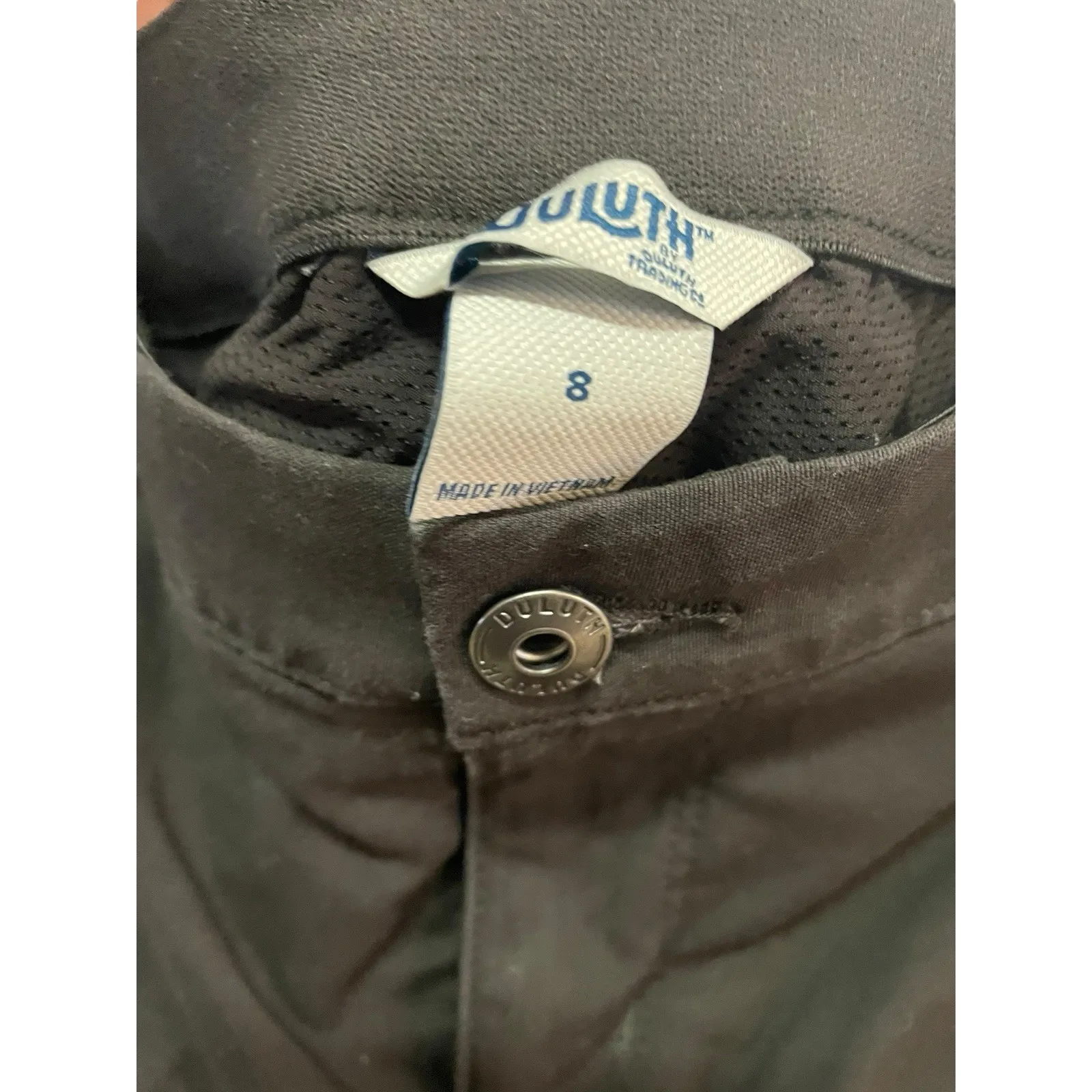 Duluth Trading‎ Co Stretchy Cargo Skirt Skort Black Size 8 Outdoor Hiking - Image 8