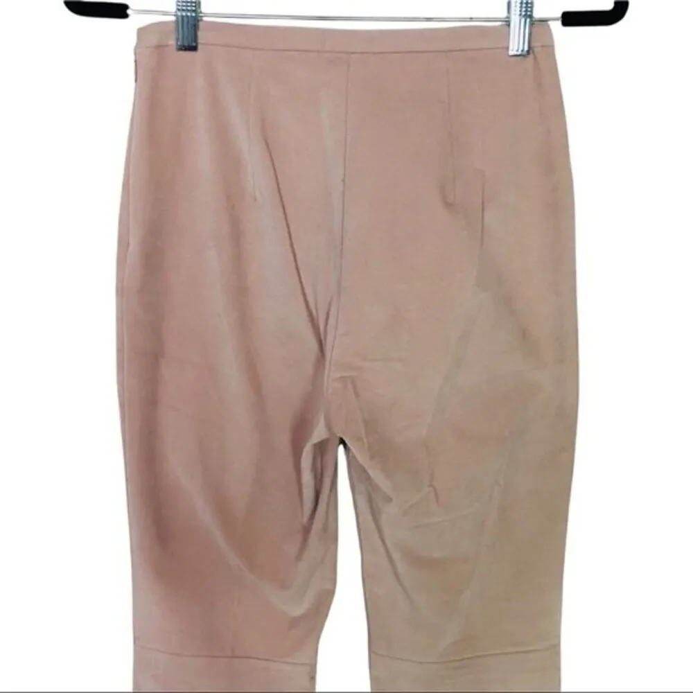 Aritzia Babaton Velvet High Waist Pink Skinny Pants Womens Size 2 - Image 6