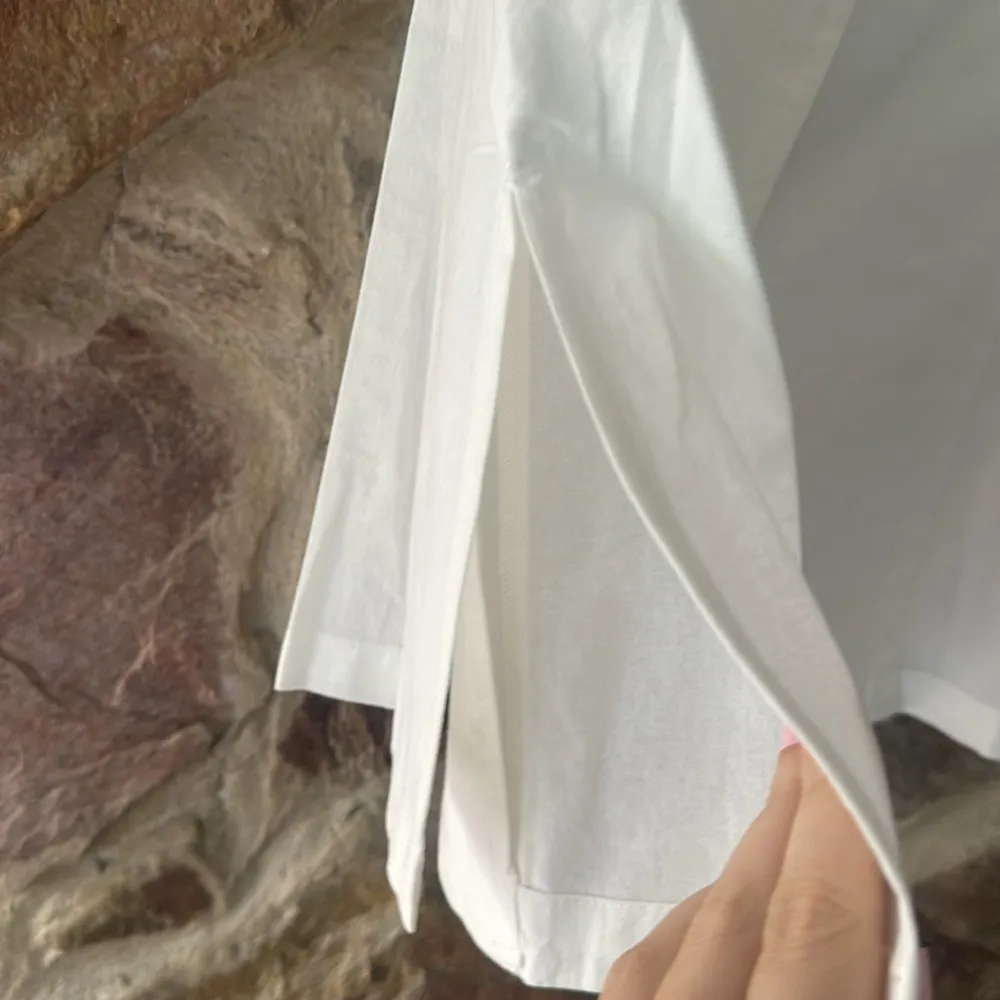 Commense Drawstring Split Casual Shorts Set size L White Size L - Image 3