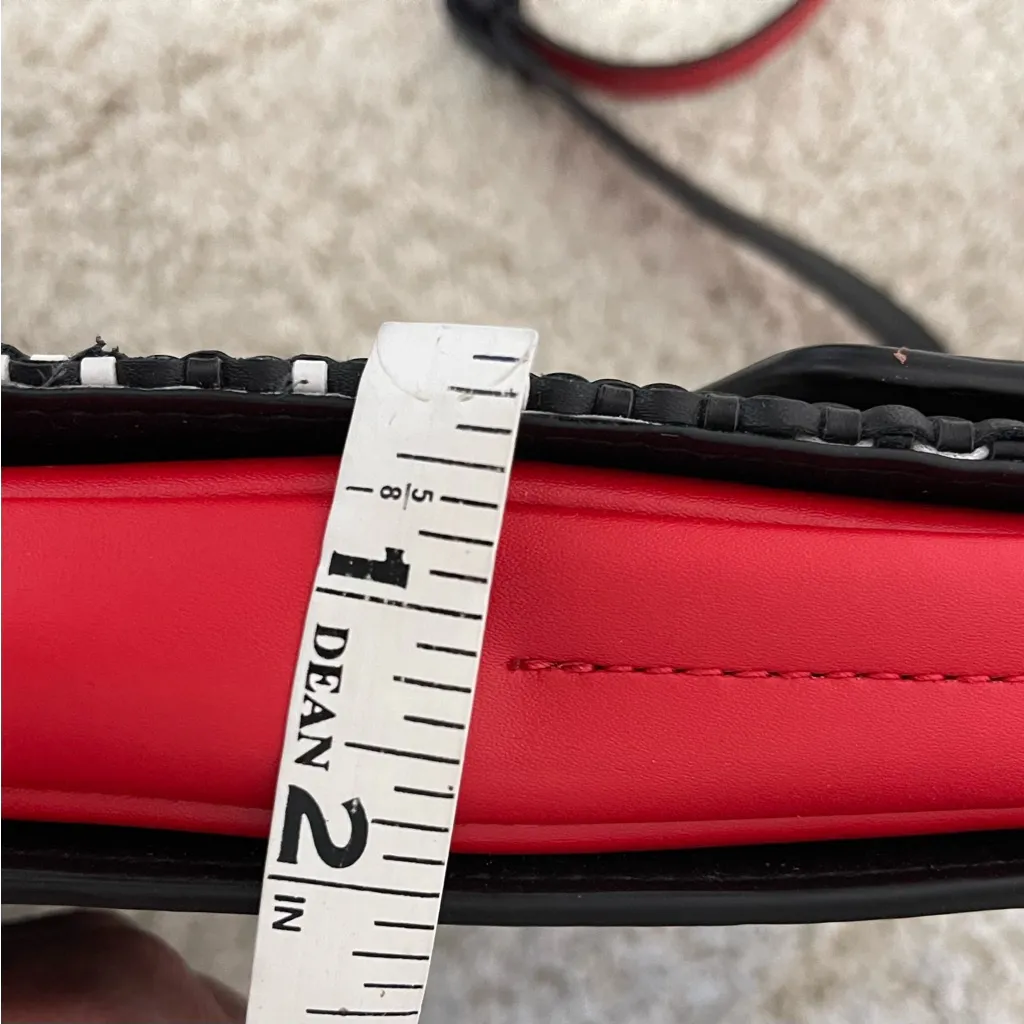 Fiorelli  Black and Red Plaid Crossbody Bag - Image 8