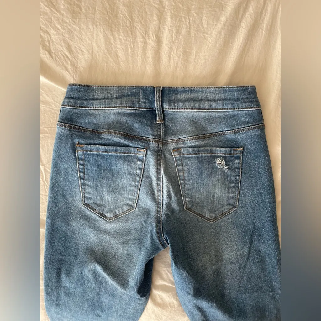 PACSUN Super Stretch Skinny Ankle Jeans Denim Jegging Y2K Preppy Skater Size 24 - Image 5