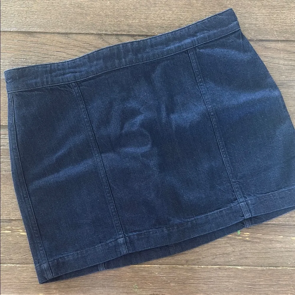 Madewell Denim Seamed Mini Skirt - Image 3