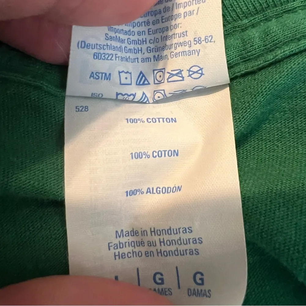 Green Crayon Short Sleeve T Shirt Women’s Size Large Costume Teacher Daycare - Image 5