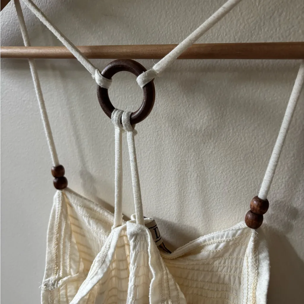 Decree  Cream Boho Tank Top - Image 6